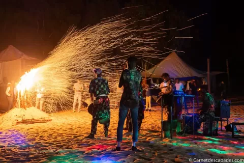 Camp du desert